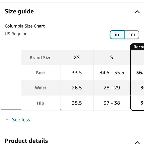 Columbia winter jacket - Picture 7 of 7